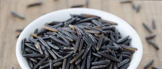 Useful properties and uses of black rice Wild rice and Chinese black which is healthier